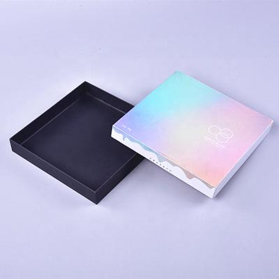 China Handmade Beauty Laser Paper Cosmetics Packaging Box With Hologram Laser Stamping Box for sale