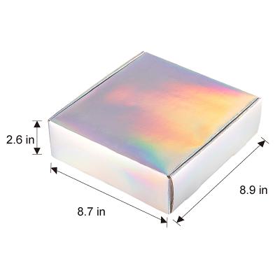 China Custom Display Cosmetic Packaging Gift Holographic Paper Card Box Recyclable for sale