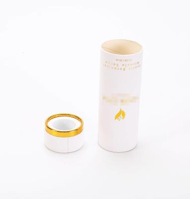 China Recyclable Cosmetic Skin Care Bottle Essential Cream Dropper Paper Tube With EVA Foam for sale