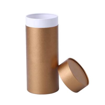 China Handmade Cardboard Tube Box New Product Gold Paper Lipstick Essential Oil Wine Packaging Box Cosmetic OEM Brand Gift and Craft for sale