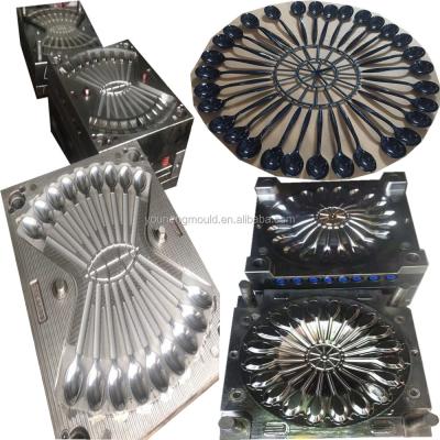 China Plastic Spoon Injection Injection Molding Mold Steel Plastic Mold Manufacturer for sale