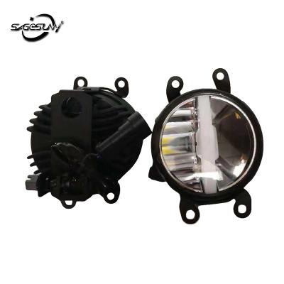 China Parts Accessories 3000K/4300K/6000K Triple Color Bi LED Aluminum Automotive Headlight Front Fog Lights For Honda for sale