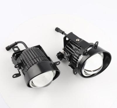 China Aluminum Auto Light System Fog Lamp Accessories 120W 6000K White Hi/Lo Double Beam LED Projector Lens Fog Light for sale