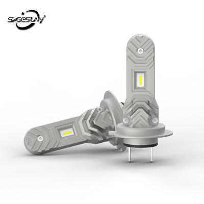 China 2022 Mini Size LED Headlight H7 Aluminum Bulb H7 LED Headlight Bulb 2022 Replacement HID Lights For Car for sale