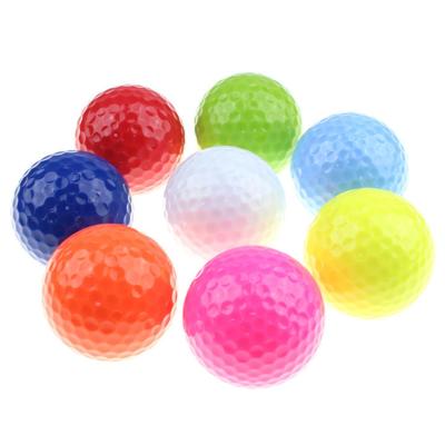 China Custom Logo Printed Bulk Driving Range Eco-Friendly 2 Layer Practice Golf Balls Golf Balls Bola Balls Training Balls for sale