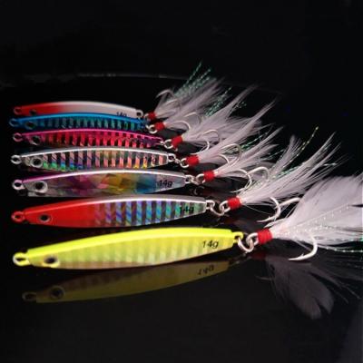 China 40g Lead Fish Saltwater Bait Lure Metal Jig Fishing Lure On Sale for sale