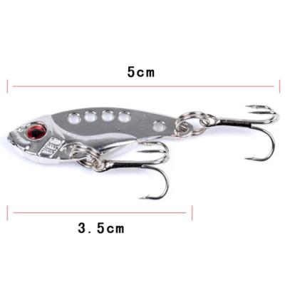 China 3D eyes; Wholesale Color Paint 3.8g 7g 11g Metal Blade Lipless Fishing Crankbait VIB Hard Lure Bass Minnow Crank Bait for sale