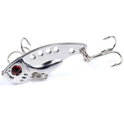 China 3D eyes; 2022 Vib Color Painting Swimbait Minnow Metal Blade Lure High Quality Metal Spoon Bait for sale