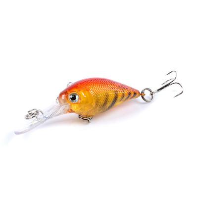 China 3D Eyes Wholesale 5.7cm 4.7g Tackle Swim Crankbait Bait Bass Fishing Lures Crank Bait for sale