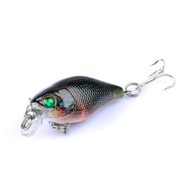 China 3D Eyes 43mm 4.4g Bass Fishing Lures Crankbait Tackle Crankbait Hard Lure for Sea Fishing for sale