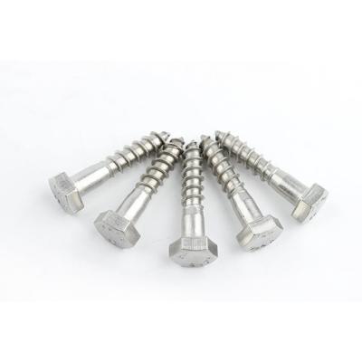 China Q235 Flat Steel Galvanized Wood Screws for sale