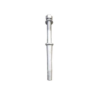 China Electrical Cable Fitting Q235 HDG Shaft Pin Insulator Steel Pin for sale