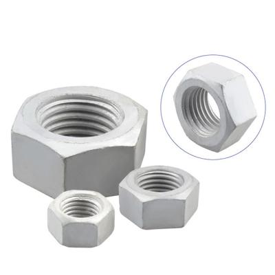 China High quality heavy industry HDG hex nuts din934 hex nut for sale