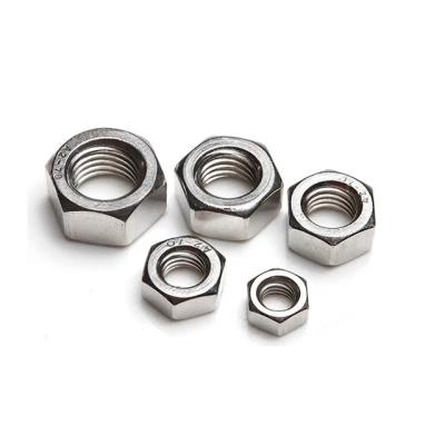 China Heavy Industry Specifications Factory Direct Sales Full Stainless Steel Galvanized Hex Nuts for sale