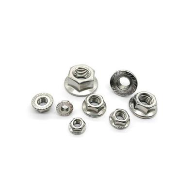 China High Quality Heavy Industry Zinc Plate Hex Flange Nuts for sale