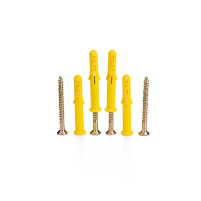 China Factory wholesale plastic small nylon doomsayer yellow plastic expansion bolt for sale