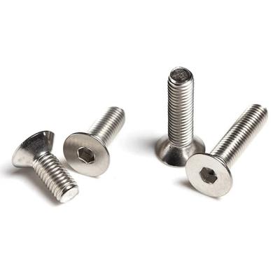 China Q235 Hexagon Steel High Quality Socket Countersunk Head Screws for sale