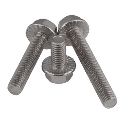 China Steel factory supply flange nut and flange bolts for sale