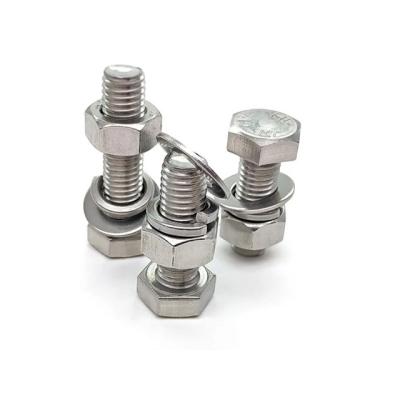 China Steel Manufacturers Supply 201.304 High Strength Stainless Steel Hexagon Bolts for sale