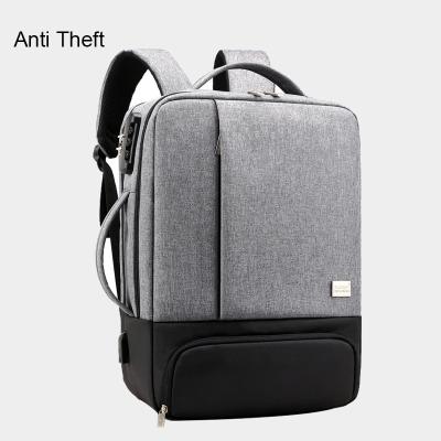 China With Filling Fashion Waterproof Logo Premium Oxford Casual Daypack Custom Made USB Anti Theft Backpack 15.6 Inch for sale