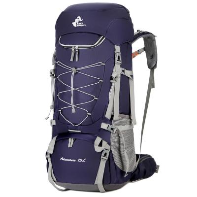 China Outdoor Sport Waterproof 75L Mountain Hiking Backpack OEM for sale