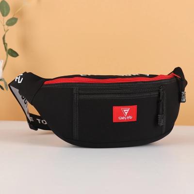 China Good Quality Logo Neoprene Waterproof Waist Bag Custom Made Water Proof Waist Bag for sale