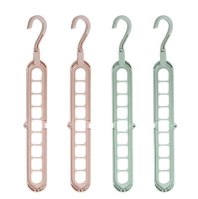 China 2021 Popular Material Adjustable Plastic Clothes Hanger Eco - Friendly for sale