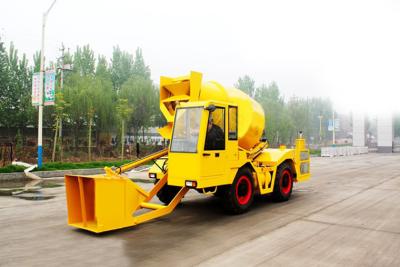 China 2cbm Self Loading Cement Mixing Mini Mobile Concrete Mixer Truck for sale