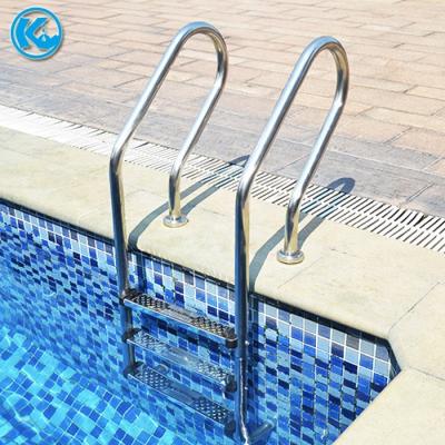 China High quality stainless steel 304 or 316 swimming pool ladder with railing for swimming pool for sale