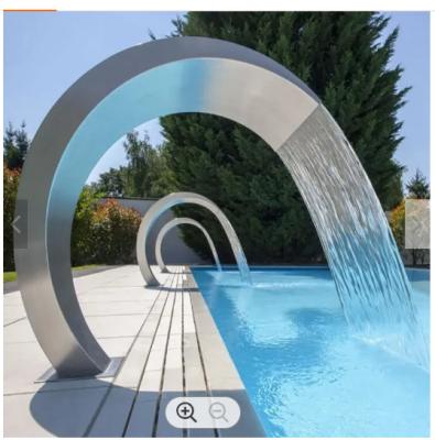 China BAILIHUAPOOL Swimming Pools Good Quality Outdoor Swimming Pool Waterfall with 304 or 316 Stainless Steel for swimming pool for sale