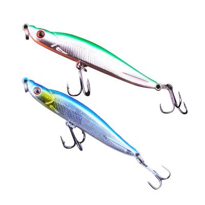 China Pencil Bait Fishing Lures 3D Eyes Swim baits Saltwater Fishing Lures Hard Baits Set Topwater Fishing Lures Kit for Bass Trout Walleye for sale