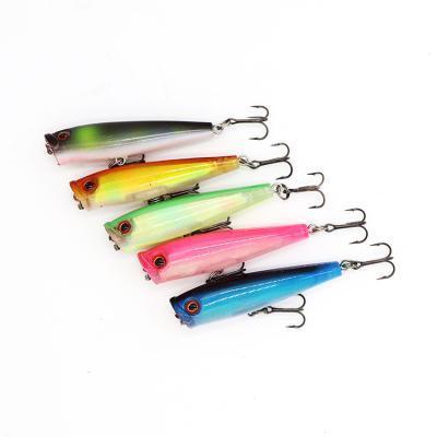 China Durable 65mm Popper Artificial Lures New Artificial Lures ABS Premium Plastic Sinking Bait for sale