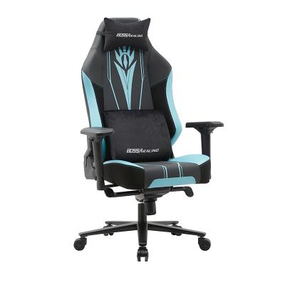 China (Size) Professional High End Ergonomic High Back Gaming Adjustable Hot Selling Wide Blue Chair for sale