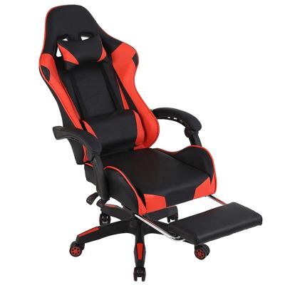 China (Size)Anji Gaming Chair Europe Pu Computer Chair Adjustable High Quality Luxury Red Black Leather Game for sale