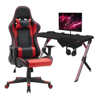 China (Size) 2022 Customized PU Leather Adjustable Most Comfortable PC Gaming Chair Silla Red Luxury Gamer for sale