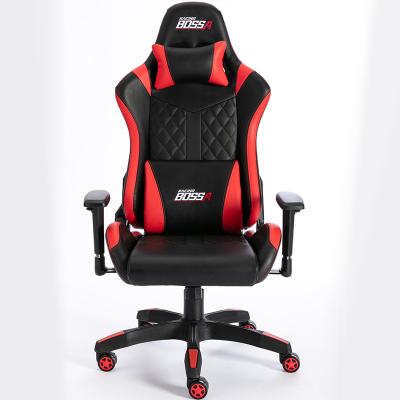 China Custom Cheapest (Height) Custom PU Leather Living Room Mobile Computer Racing Kursi Gaming Chair Set for sale