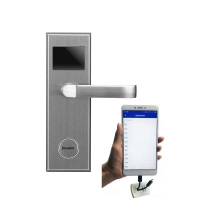 China 304 Stainless Steel Digital Door Lock /manual door lock Hotel rfid smart card electric door lock for sale