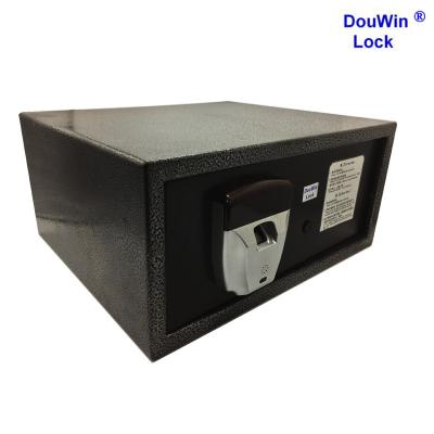 China Can save 120 fingerprint. New Cheap Portable Fireproof Metal Fingerprint Gun Safe Box for sale