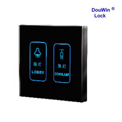 China Fireproof PC 4 Strips Modern Smart Digital Light Switches for sale