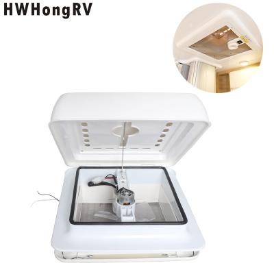 China HWHongRV 280* 280mm Car Van Modified Roof Vent Hatch Van Exhaust Roof Camper RV Trailer Ventilated fan for sale