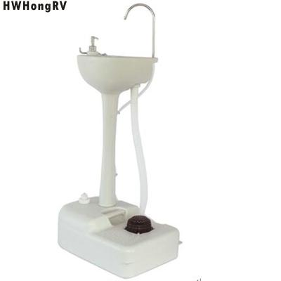 China Portable Camping Sink with Foot Pump for Outdoor Events, Gatherings, Camping, Portable Hand Wash Basin Stand for sale