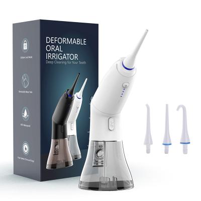 China Household Amazon Mini Cordless Water Flosser Oral Left Hand Refillable Irrigator 2022 New Product for sale