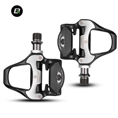 China Road Bikes Rockbros Road Aluminum Alloy Self-Locking Foot Bearing SPD-SL Lightweight Lubrication Pedal for sale