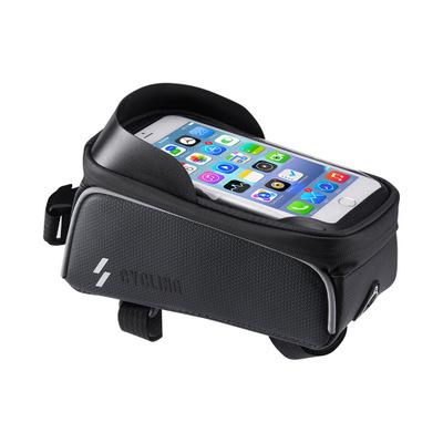 China ROCKBROS Outdoor Recycling Bike Front Tube Bike Frame Bag Top Waterproof Phone Recycling Bag With 6.0 Inch Touch Screen Phone Case for sale