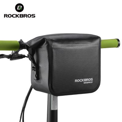 China 840D Wholesale Waterproof Nylon ROCKBROS Bike Bicycle Travel Carry Bag Front Tube Handlebar Bag for sale