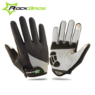 China ROCKBROS Gel ROCKBROS Touch Screen Cycling Micro Non-Slip Cycling Full Finger Cycling Finger Ciclismo Luvas Sports Gloves For Smartphone for sale