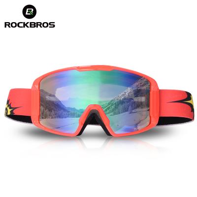 China ROCKBROS Ski Goggles Double Layers Skate Ski Goggle Winter Goggles Customer Ski Logos Acceptable for sale