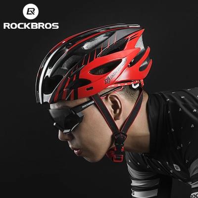 China ROCKBROS Bicycle Unisex Helmet Integrated Shockproof Cycling Helmet With Edge MTB 28 Road Bike Helmets Led for sale