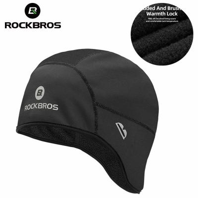 China ROCKBROS COMMON Winter Warm Fleece Cycling Covers Outdoor Sports Bicycle Windproof Hat Cap Cycling Headwear for sale