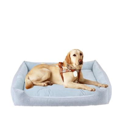 China Factory Wholesale High Quality Multicolor Breathable Small Large Pet Accessory Soft Dog Sofa Bed for sale